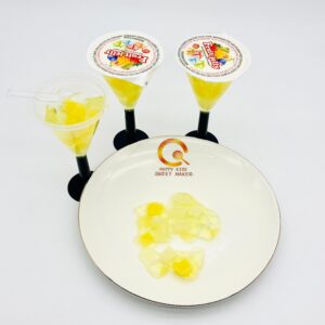 goblet-shaped jelly