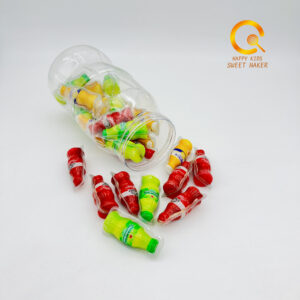 Soft drink shaped gummies